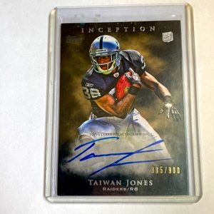 2011 Inception Taiwan Jones Rookie Autograph 285/900